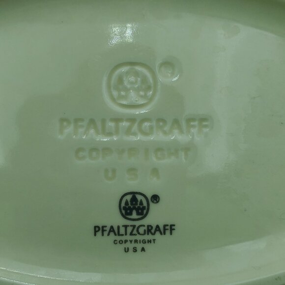 Pfaltzgraff Garden Party Oval Casserole Baking Dish Vegetable Serving Bowl - Picture 7 of 8